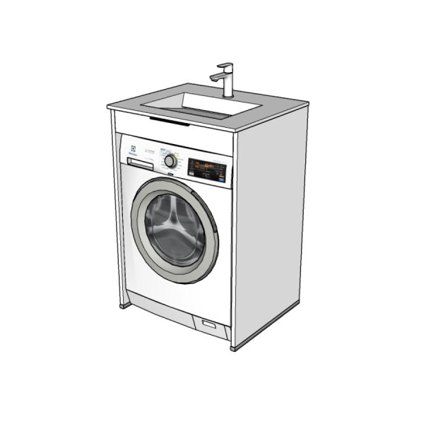 Mobiwash - vasque moulée
