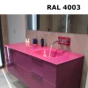 Plan en verre sur mesure simple vasque