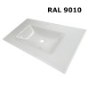 Plan en verre sur mesure simple vasque