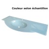 Plan en verre sur mesure simple vasque